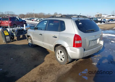 2006 Hyundai Tucson Gl from USA, damaged, VIN KM8JM12B86U432345